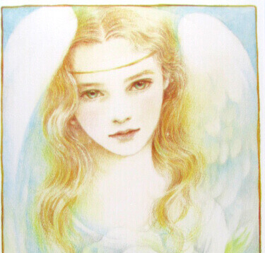 きたのじゅんこの絵画作品　タイトルは、ANGEL